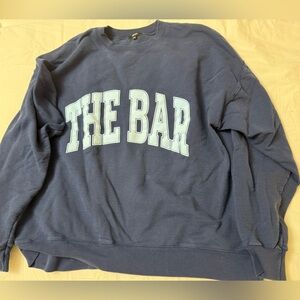 Navy Blue 'THE BAR' Sweatshirt